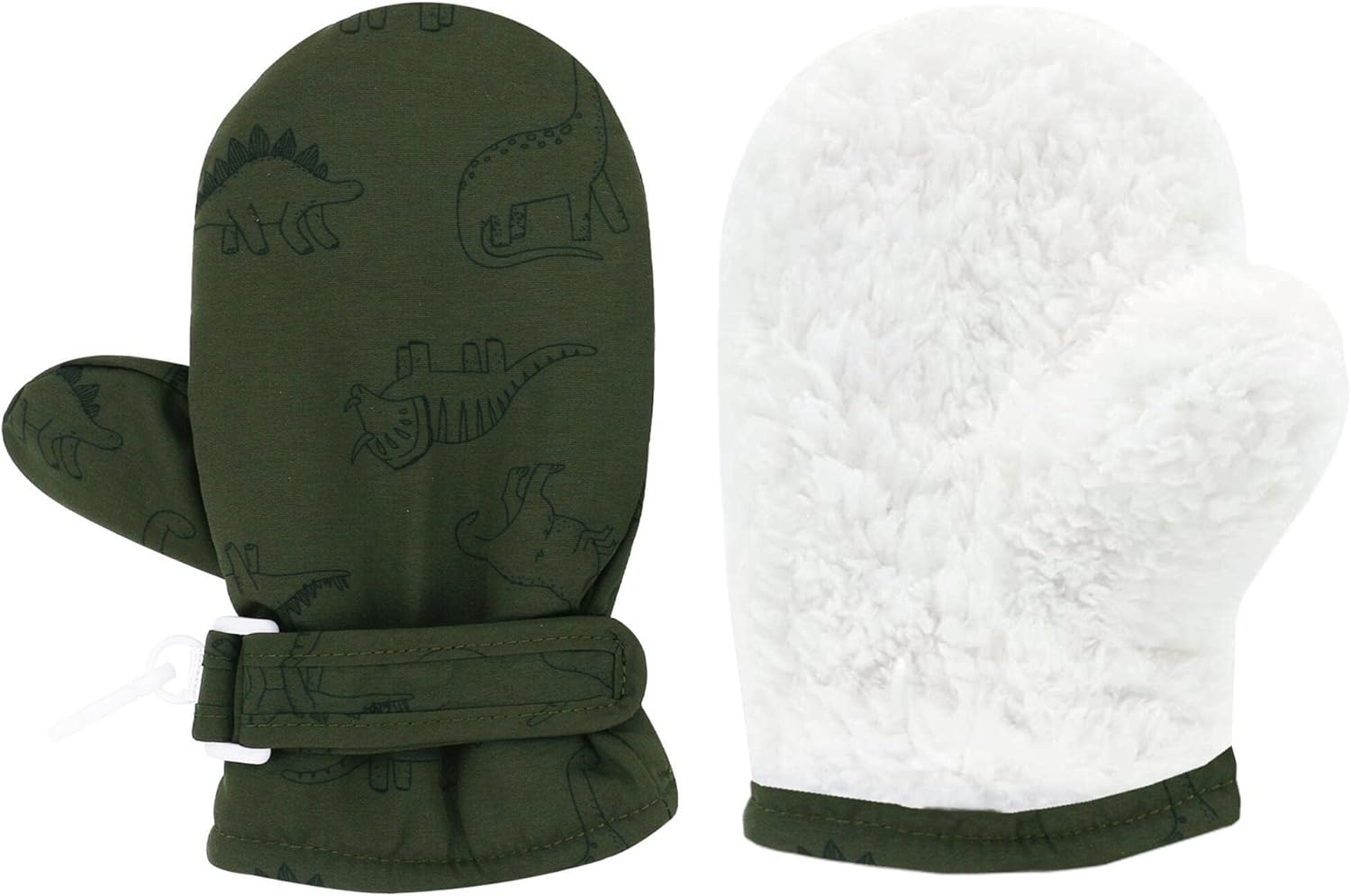 Toddler Gloves Kids Mittens Winter Warm Lined Fleece Gloves Waterproof Snow Baby Mitten for Boys Girls