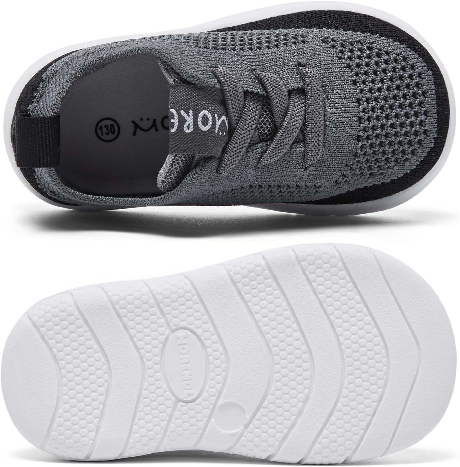 MORENDL Toddler Shoes Baby Walking Sock Shoes Infant Sneakers 0-4 Years Boy Girl Barefoot Tennis Shoe Non-Slip Brethable