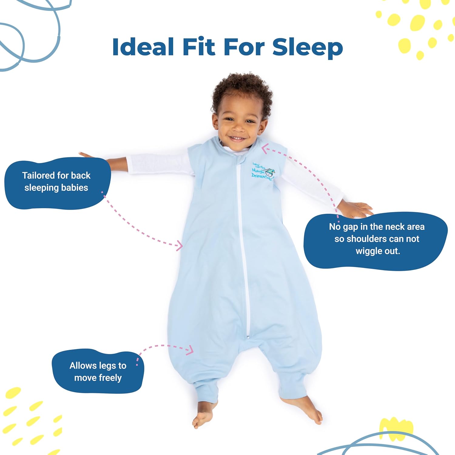 Magic Sleepsuit Baby Merlin's Cotton Baby Swaddle Transition Product - Soft and Cozy Design, Double Zipper for Easy Diaper Changes, Promotes Safe Sleep, 3-6 Months - Sage Green - Large 18-21lbs