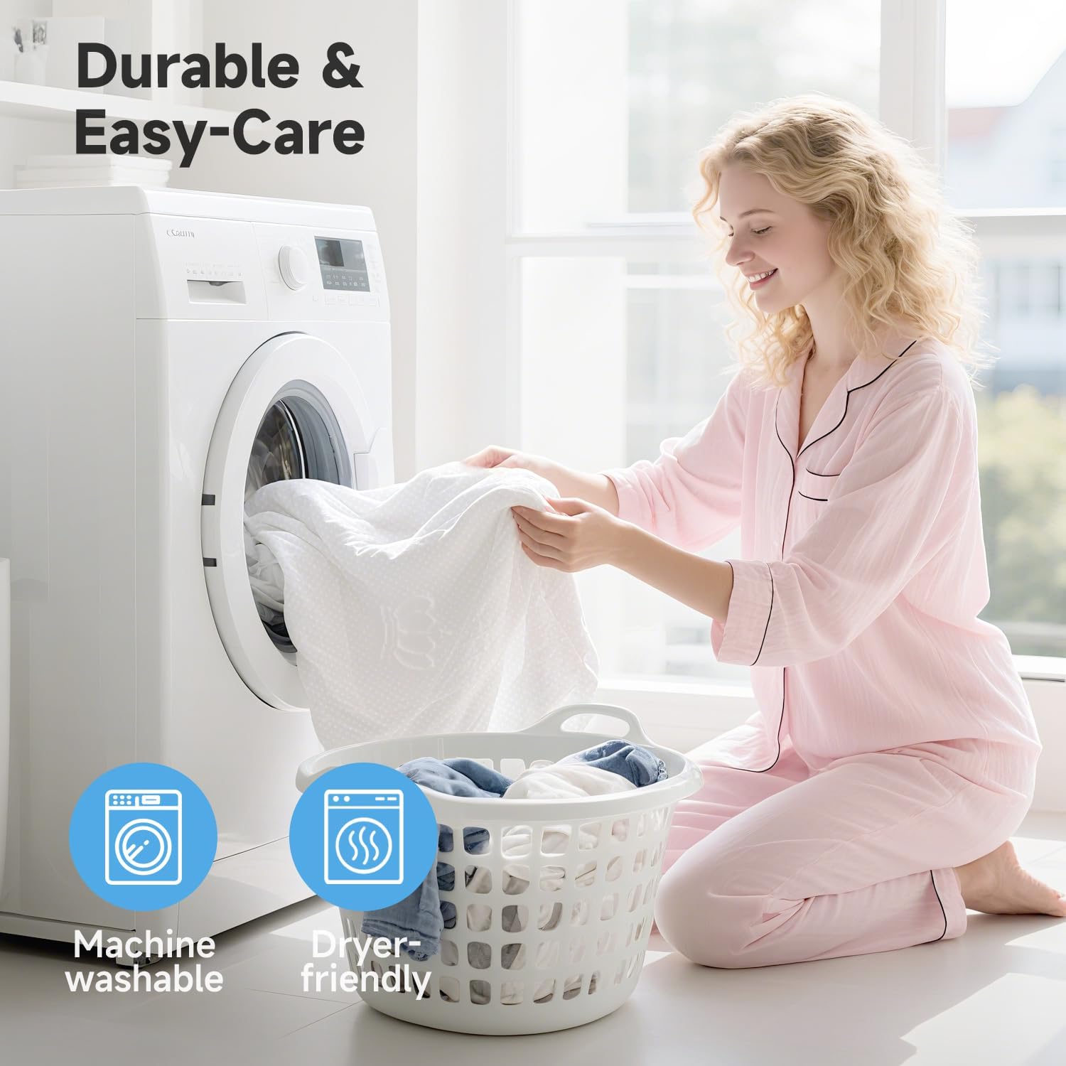 Breathable Crib & Toddler Mattress, Dual-Sided, Memory Foam, Waterproof, Removable and Machine-Washable Cover for Toddler and Baby, Standard Size Baby Mattresses for Crib 52" x 27" x 5