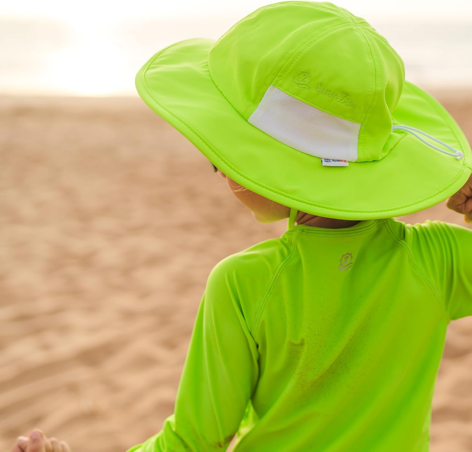 SwimZip Wide Brim Sun Hat | UPF 50+ Protection for Baby, Toddler, and Kids