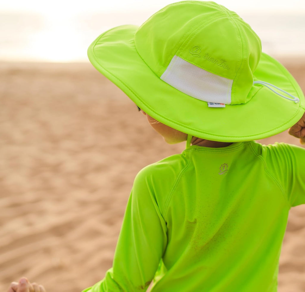 SwimZip Wide Brim Sun Hat | UPF 50+ Protection for Baby, Toddler, and Kids