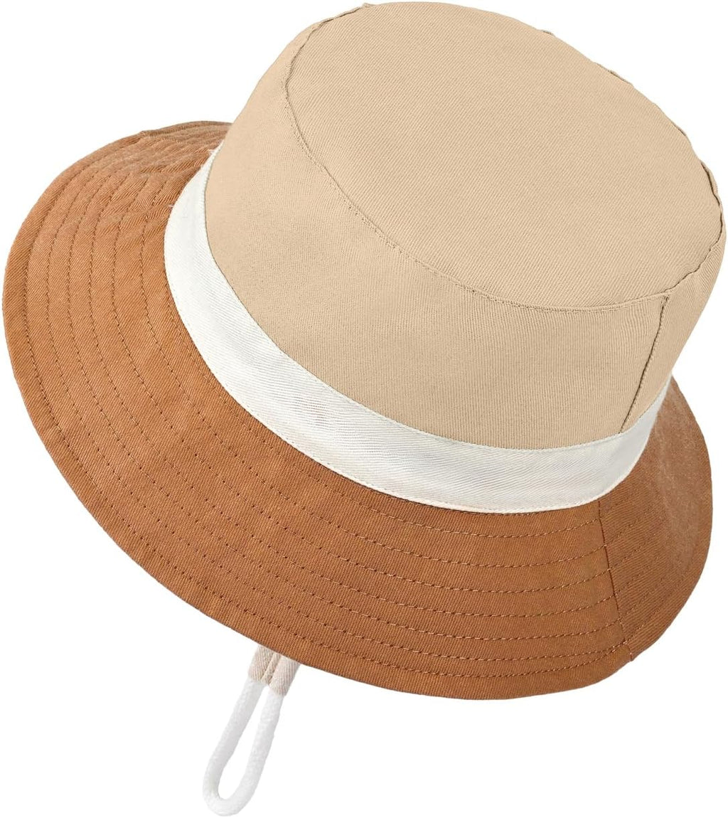 Kids Toddler Baby Boy Sun Hat Summer Bucket Hats with UPF 50+ UV Sun Protective