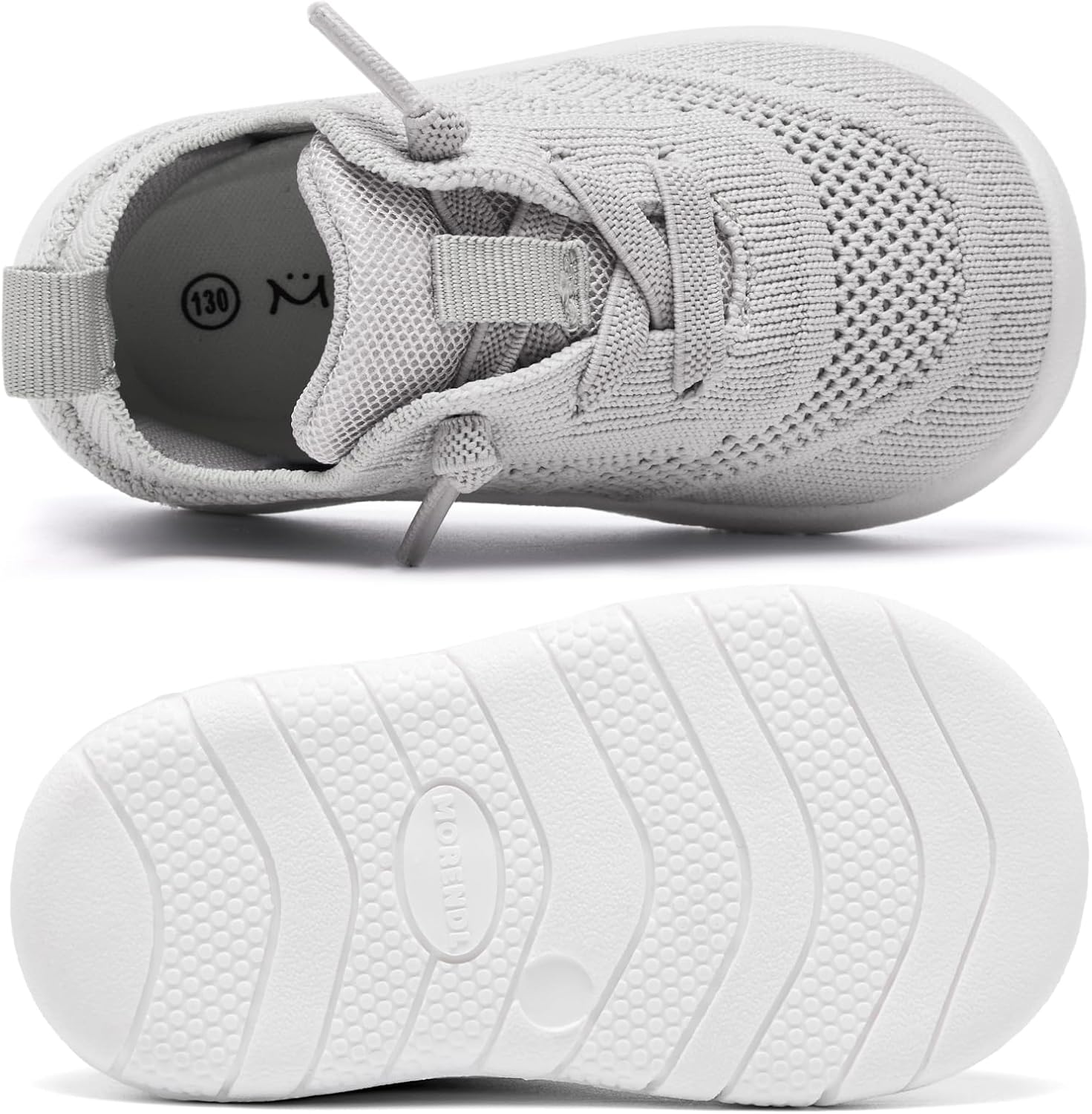 MORENDL Toddler Shoes Baby Walking Sock Shoes Infant Sneakers 0-4 Years Boy Girl Barefoot Tennis Shoe Non-Slip Brethable