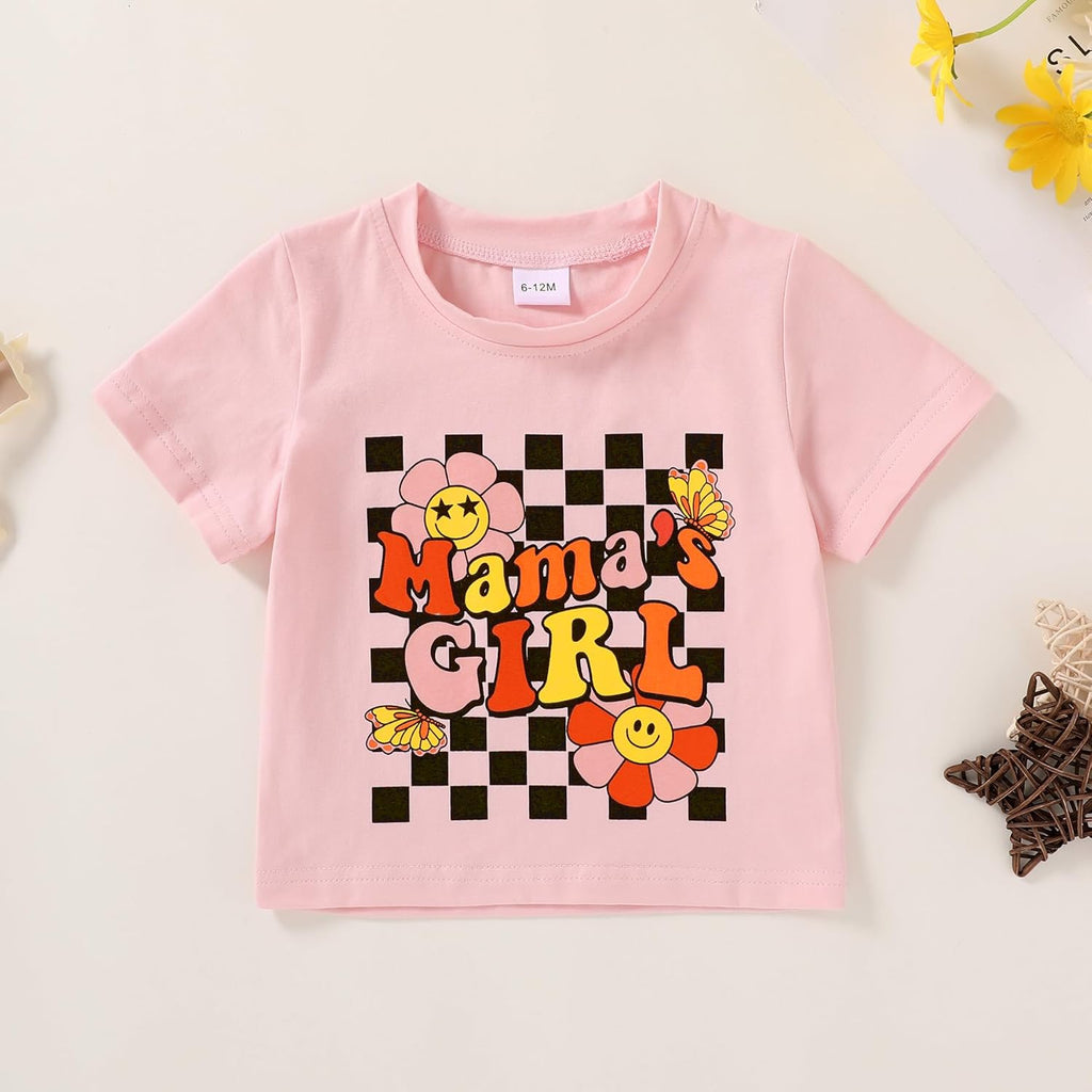 Happy Town Toddler Clothes Baby Boy Girl Smiley Face Shirt Short Sleeve T-Shirt Tee Summer Tops Outfits