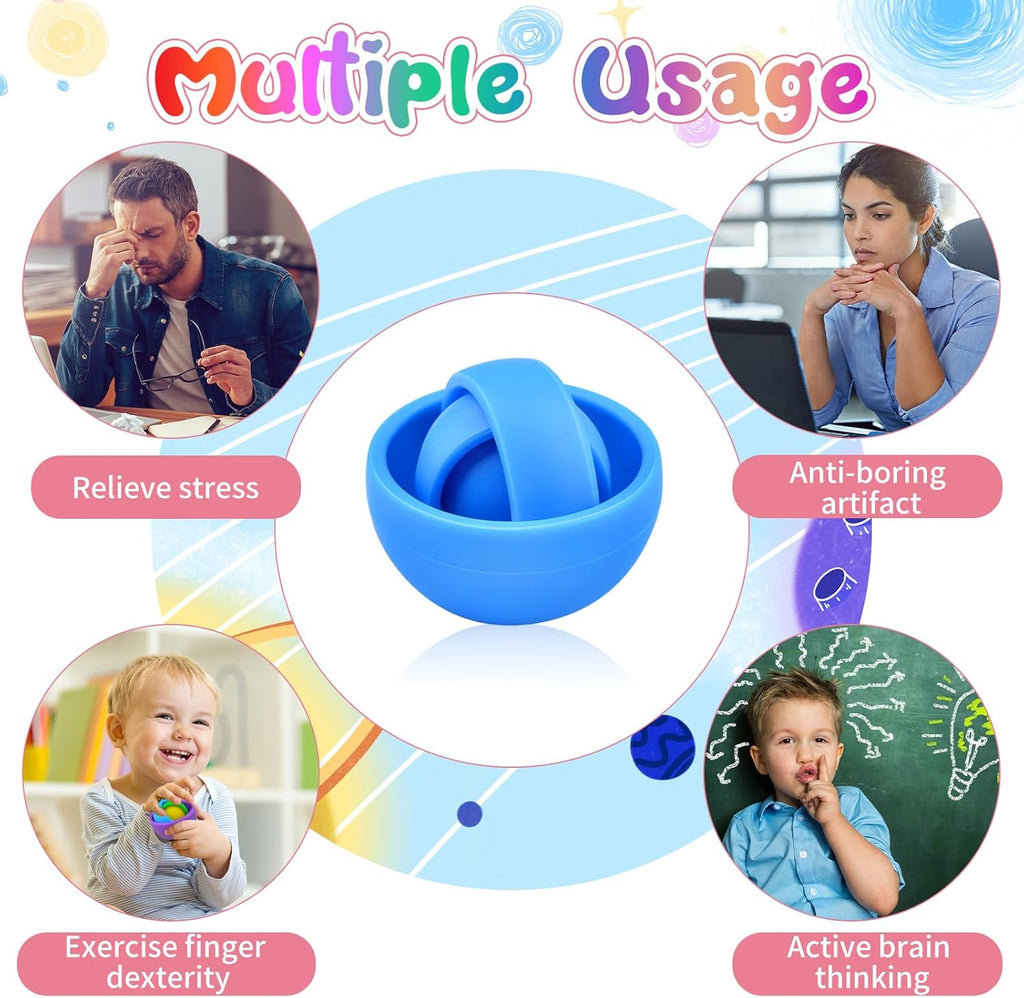 Fidget Toys for Kids 8-12, Fidget Spinner for Adults, Cool Gadget Gifts for Boys Girls Teens Kids ADHD Autism Stress Relief Finger Toys Desk Toys Classroom