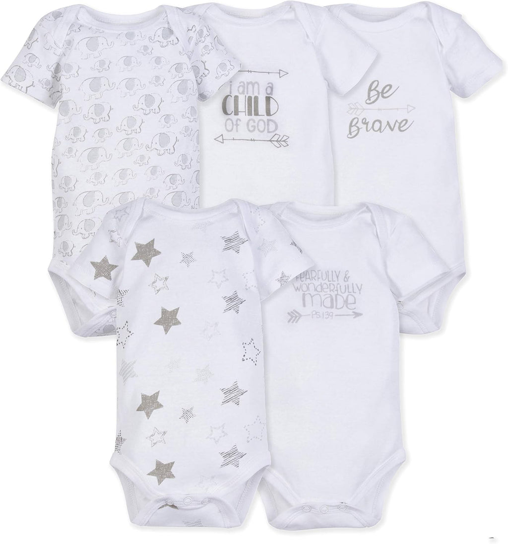 Miracle Baby 5-Pack Bodysuits