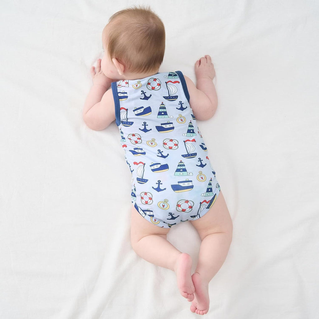 pureborn Baby Boys Girls Bodysuit Super Soft Cotton Romper 0-24 Months