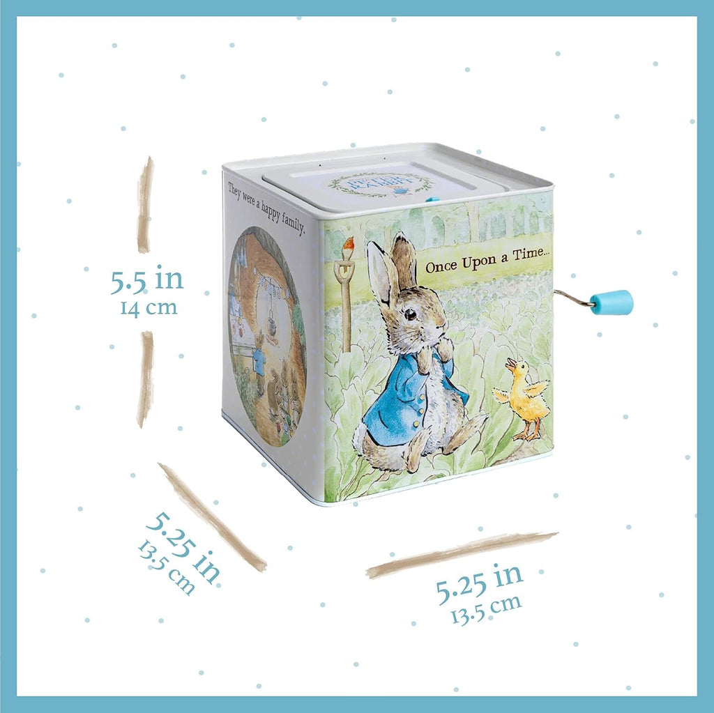 Beatrix Potter Peter Rabbit Jack-in-The-Box, Multi-colored, Standard