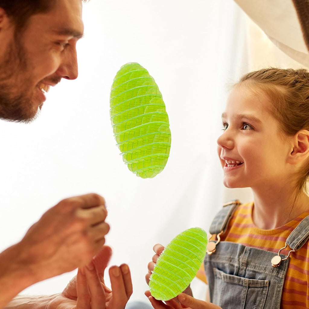 Fidget Worm Toys Cool Pocket Toys Spring Slinky Infinity Gadgets Kinetic Toy for Kids Adult Relieving Stress Boredom ADHD Autism, Size L