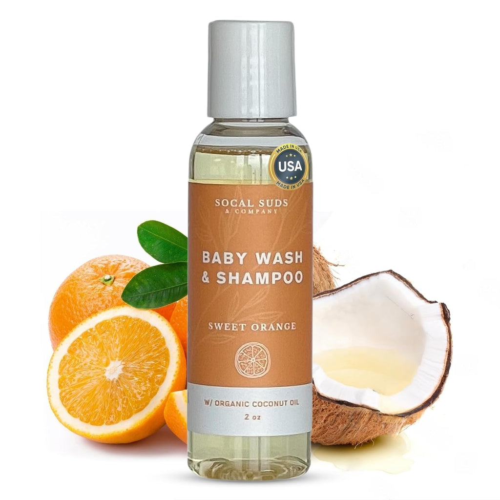 SoCal Suds & Company 2oz Organic Baby Wash & Shampoo - Sweet Orange