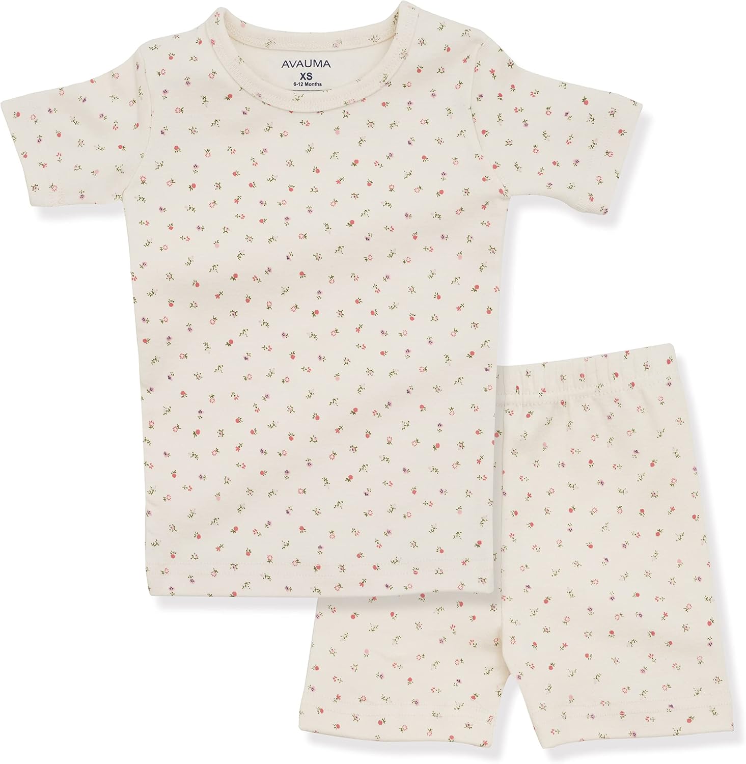 AVAUMA Baby Boys Girls Pajama Set 6M-7T Kids Cute Toddler Snug fit Pattern Design Pjs Cotton Sleepwear