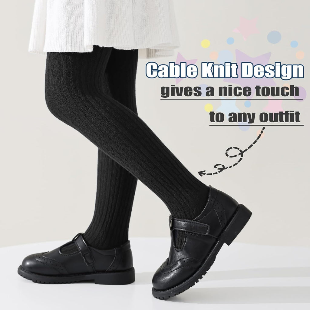 Mini angel Baby Tights Toddler Cable Knit Tights Cotton Warm Leggings Pantyhose Soft Stockings