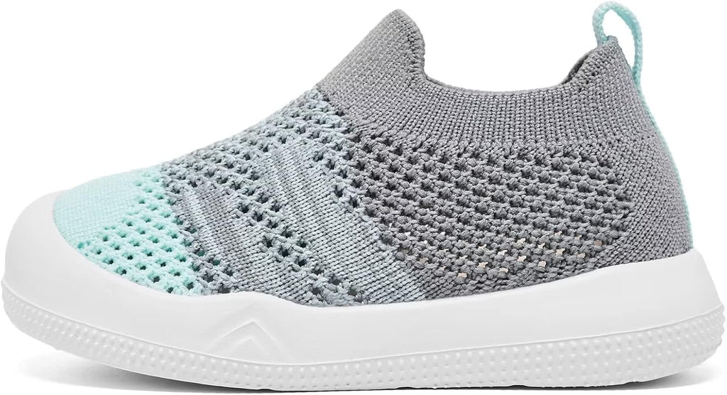 Eashi Baby Boy Girl Non-Skid Indoor Infant Walking Shoes Breathable Warm Elastic Sock Shoes with Memory Sole Protect Toes Outdoor Sneakers