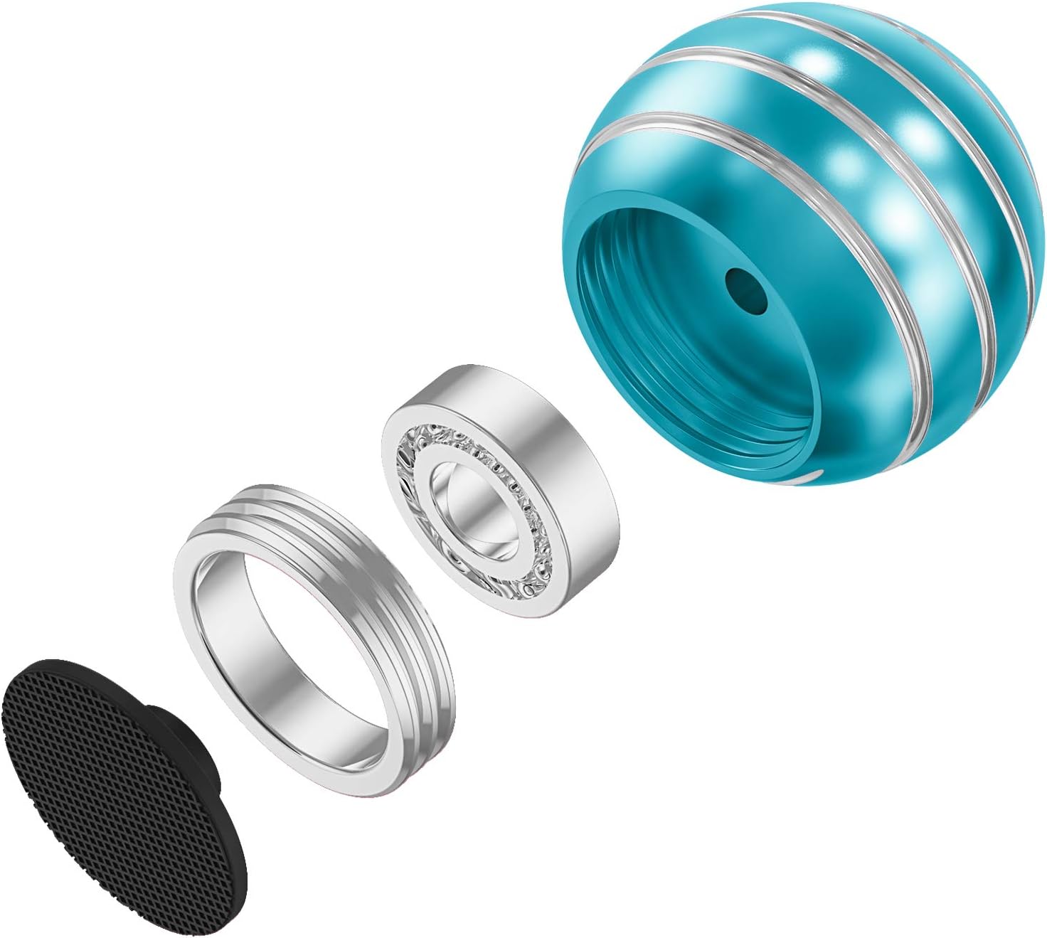 Fidget Toys Adults, 1.77" Kinetic Desk Toys, Desk Toys and Gadgets for Office for Adults, Kinetic Fidget Spinners for Stocking Stuffers, Party Favors Kids (1.77", Light Blue)