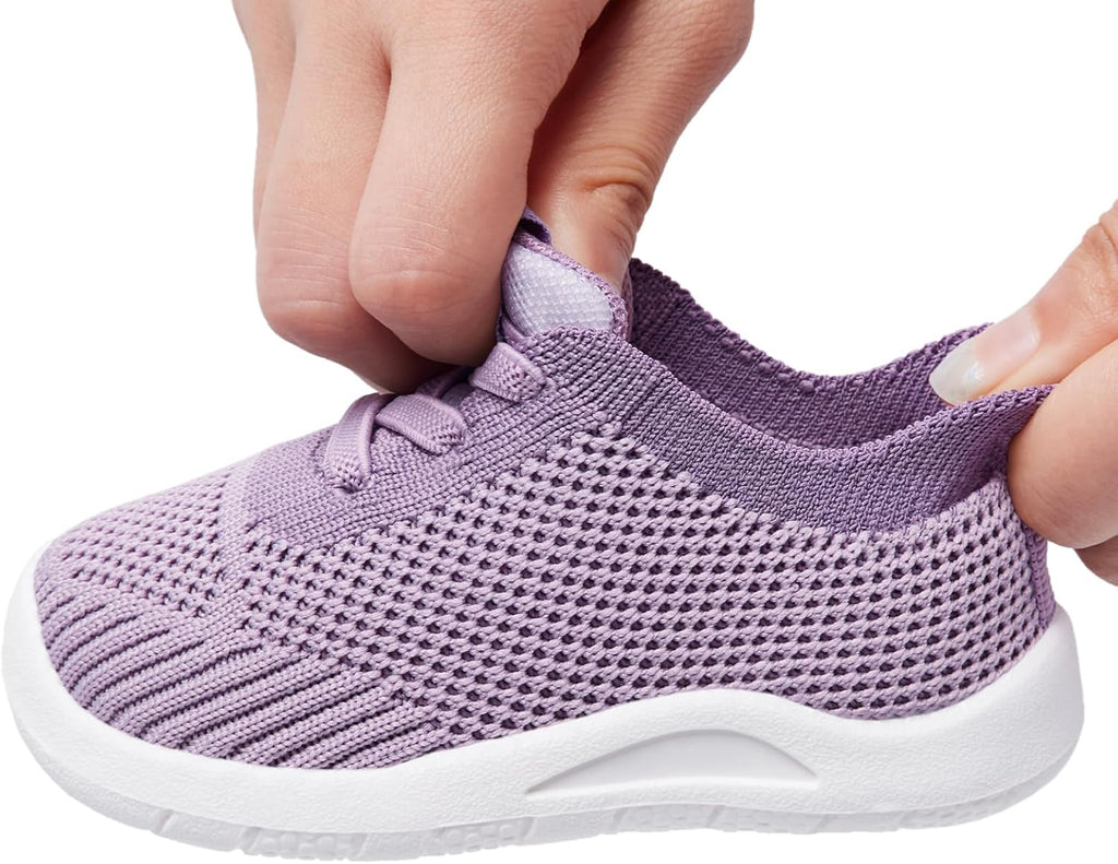 MORENDL Toddler Shoes Baby Walking Sock Shoes Infant Sneakers 0-4 Years Boy Girl Barefoot Tennis Shoe Non-Slip Brethable