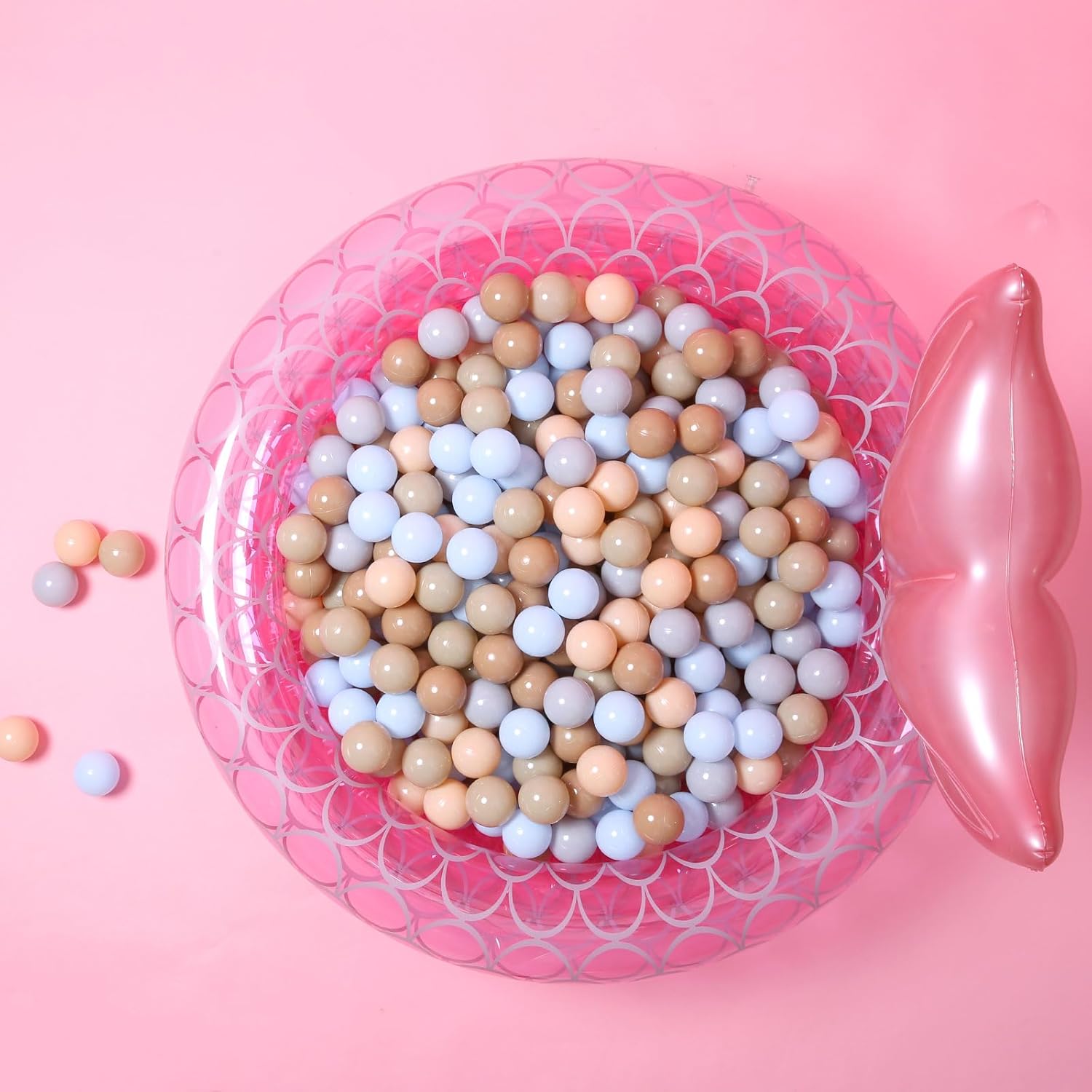 GOGOSO Ball Pits Balls for Toddlers Pack of 50 100 200 Plastics Shape Ball Non-Phthalate Non-BPA Non-Toxic 2.2-Inch Crush Proof Play Balls