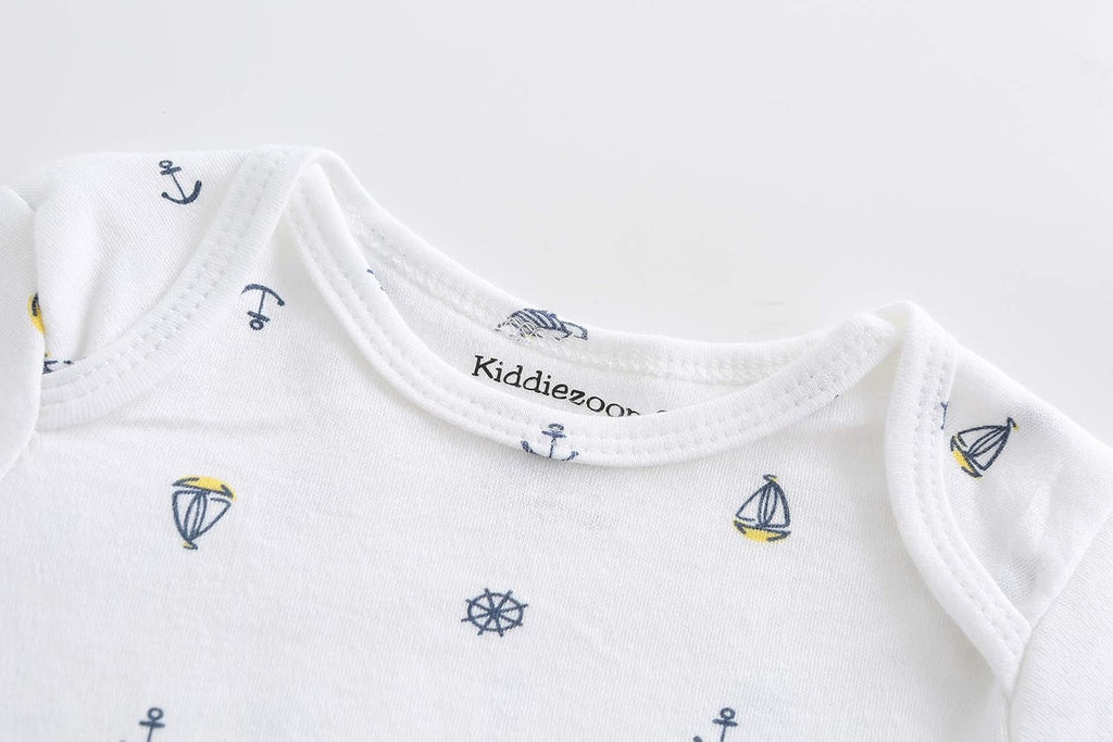 Baby Bodysuit Short Sleeve one-Piece Newborn Baby Clothes for Baby Boy and Girls