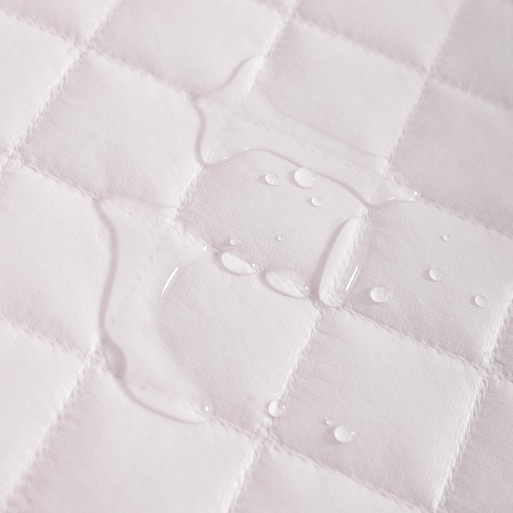 NTBAY 2 Pack Waterproof Mini Crib Mattress Protector, Quilted 24"x38" Fitted Mattress Cover - Machine Washable - Soft and Breathable Baby Mattress Pad Sheet for Mini Crib and Baby Playards, Pink
