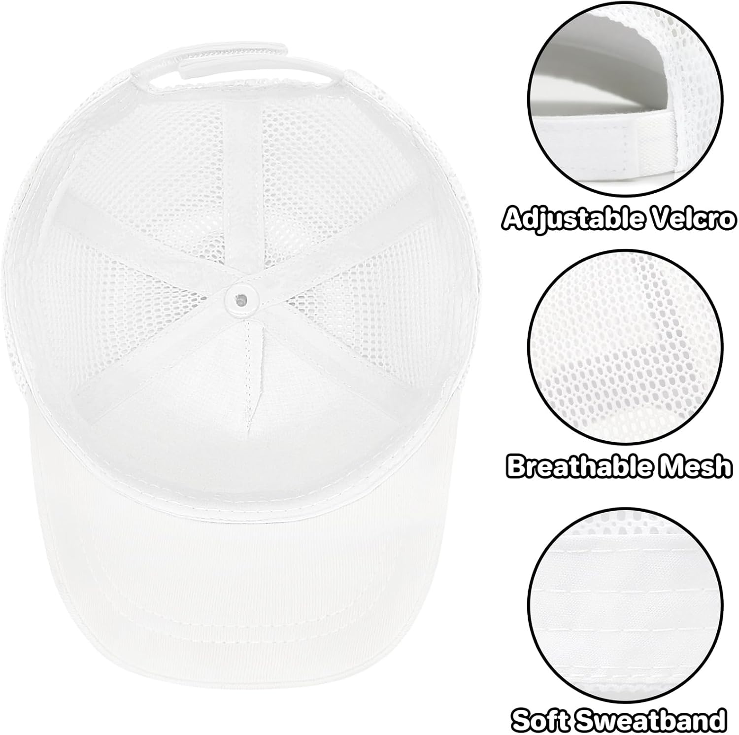 qikqik Baby Baseball Cap Toddler Baseball Hat with Mesh Infant Sun Hat UPF 50+ Baby Ball Cap Toddler Girl Hats Kids Hat Boys