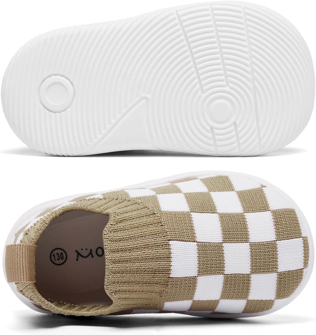 MORENDL Baby Toddler Walking Socks Non-Slip Breathable Unisex Casual Sneakers