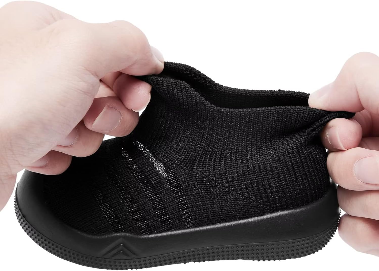 Eashi Baby Boy Girl Non-Skid Indoor Infant Walking Shoes Breathable Warm Elastic Sock Shoes with Memory Sole Protect Toes Outdoor Sneakers