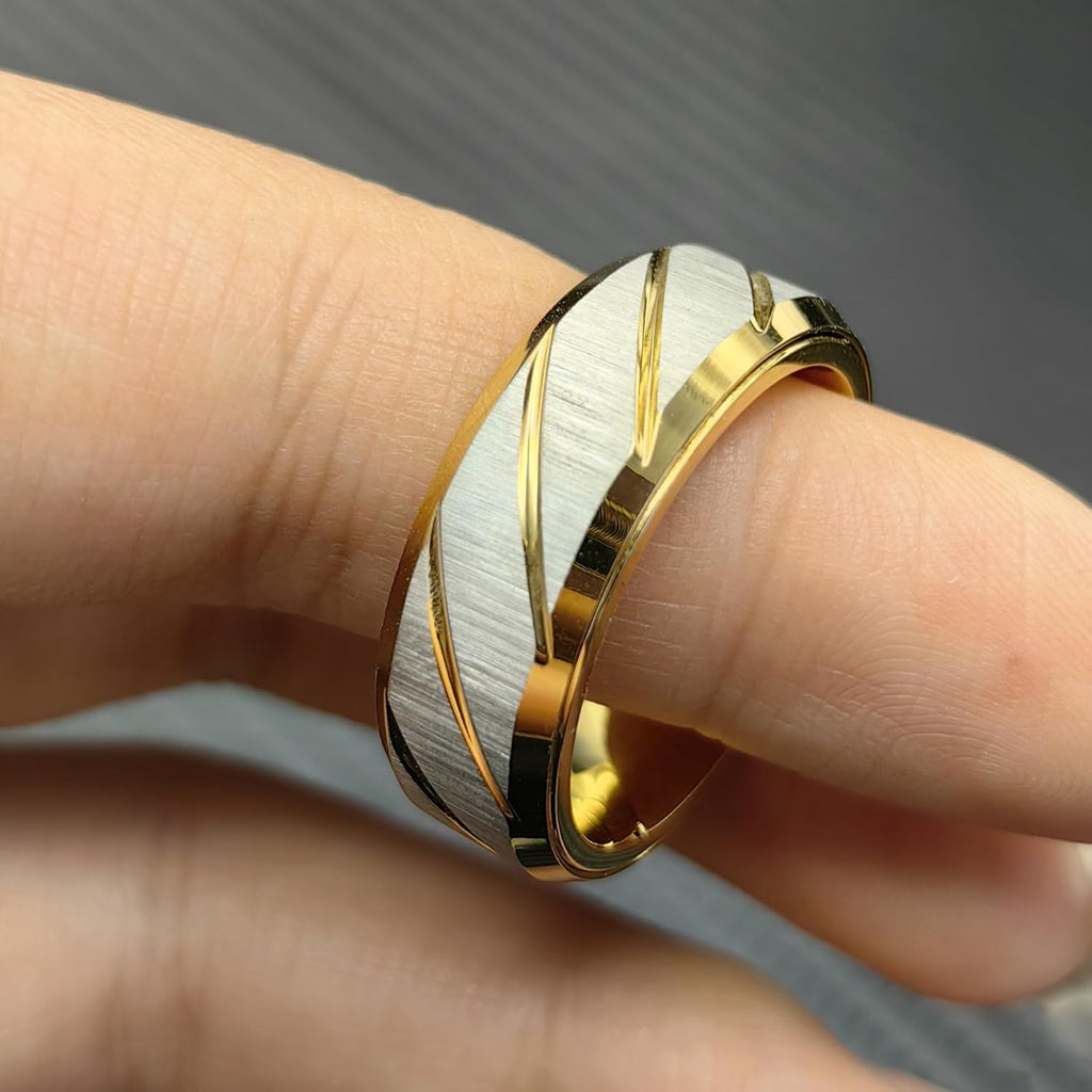 EDC Fidget Slider Fidget Toy Adult Stress Relief Metal Ratchet Ring Jewelry ADHD Recreational Fidget Toy Tactile Coin (Golden, 11)