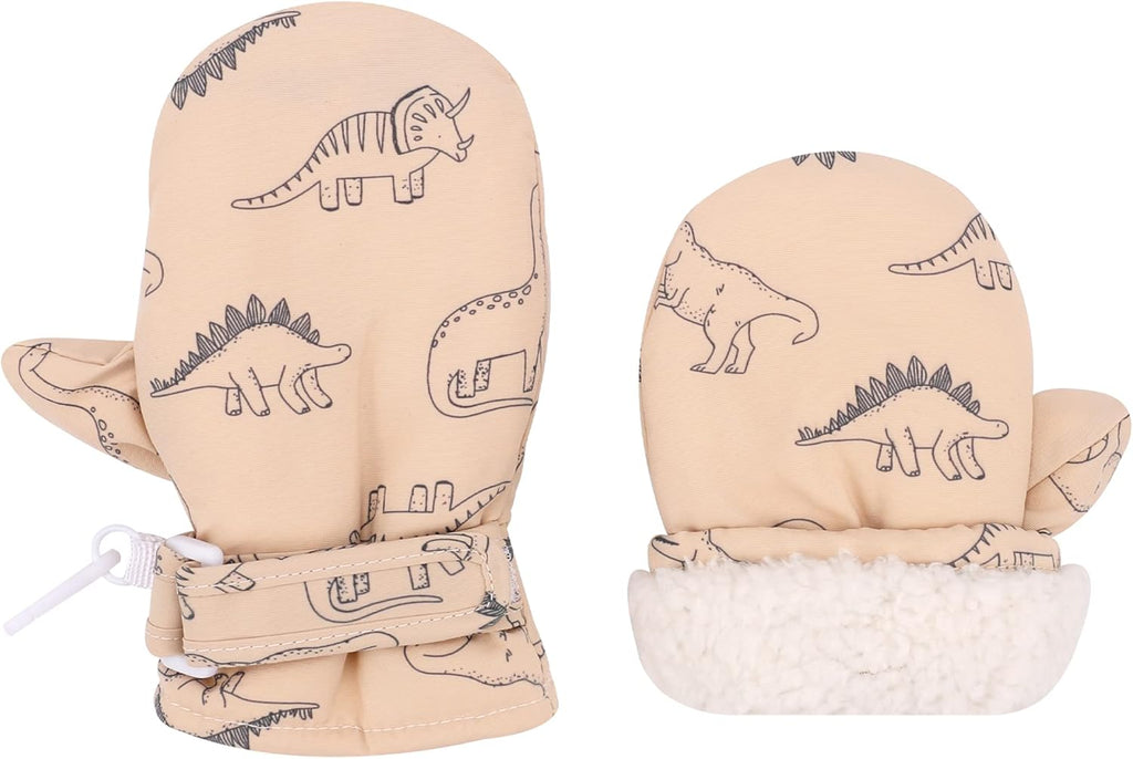 Toddler Gloves Kids Mittens Winter Warm Lined Fleece Gloves Waterproof Snow Baby Mitten for Boys Girls