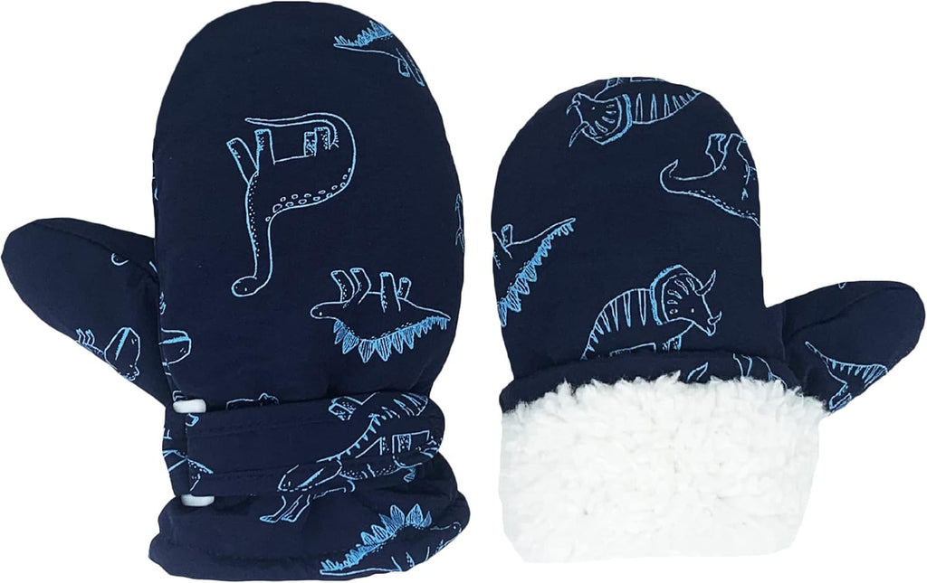 Toddler Gloves Kids Mittens Winter Warm Lined Fleece Gloves Waterproof Snow Baby Mitten for Boys Girls