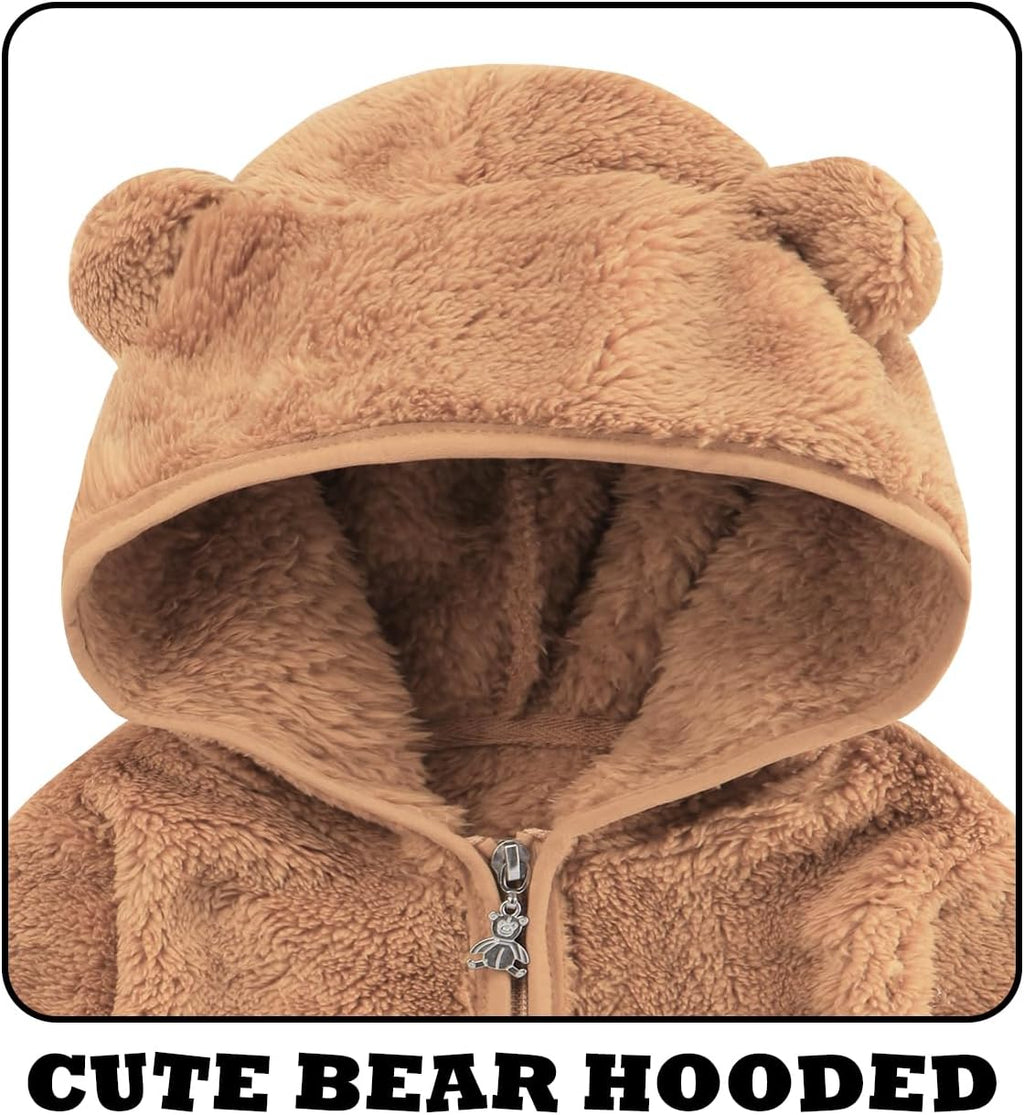 newborn boys girls 0-6 months winter jackets for baby coat warm flecee clothes