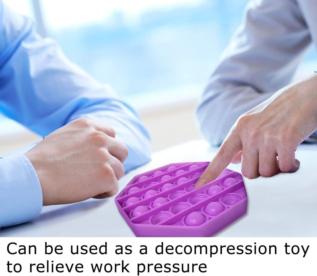 Sensory Fidget Toys, Silicone Squeeze Decompression Toy Games, Stress Relief Toys for Adults Funny Toy for Age 6+ Kids Teens, 3PCS