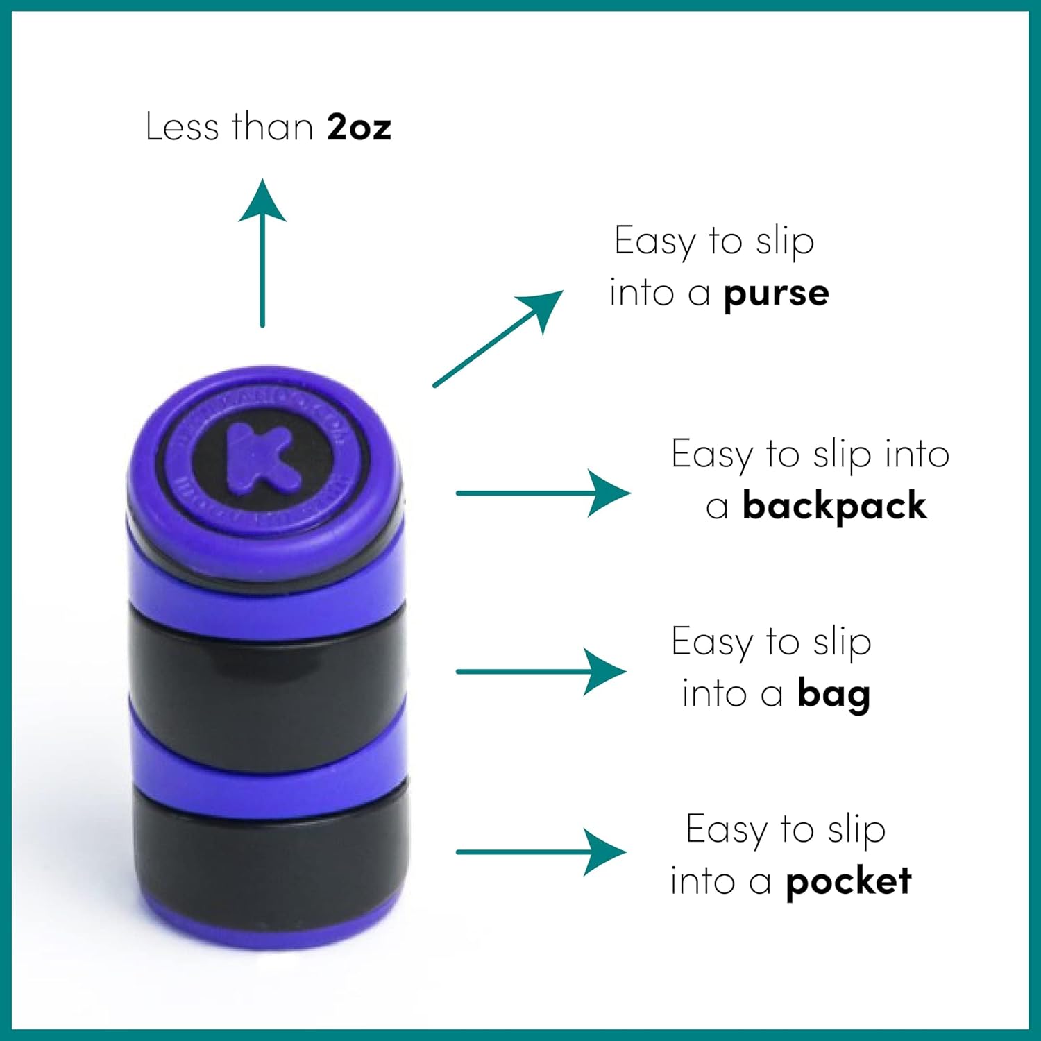 MOOV Mini Fidget Toy, Relieve Anxiety and Stress. Small, Discrete, one Hand use. Relaxing Smooth Movement. Pocket Friendly. Improve Clarity and Focus for Child or Adult. Autism Sensory aid.