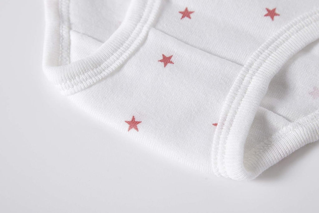 Cadidi Dinos Little Girls' Soft Cotton Underwear Kids Cool Breathable Comfort Panty Briefs Toddler Undies(Pack of 6)