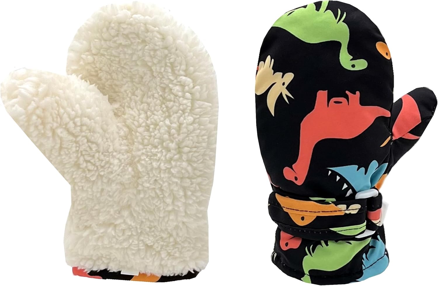 Toddler Gloves Kids Mittens Winter Warm Lined Fleece Gloves Waterproof Snow Baby Mitten for Boys Girls