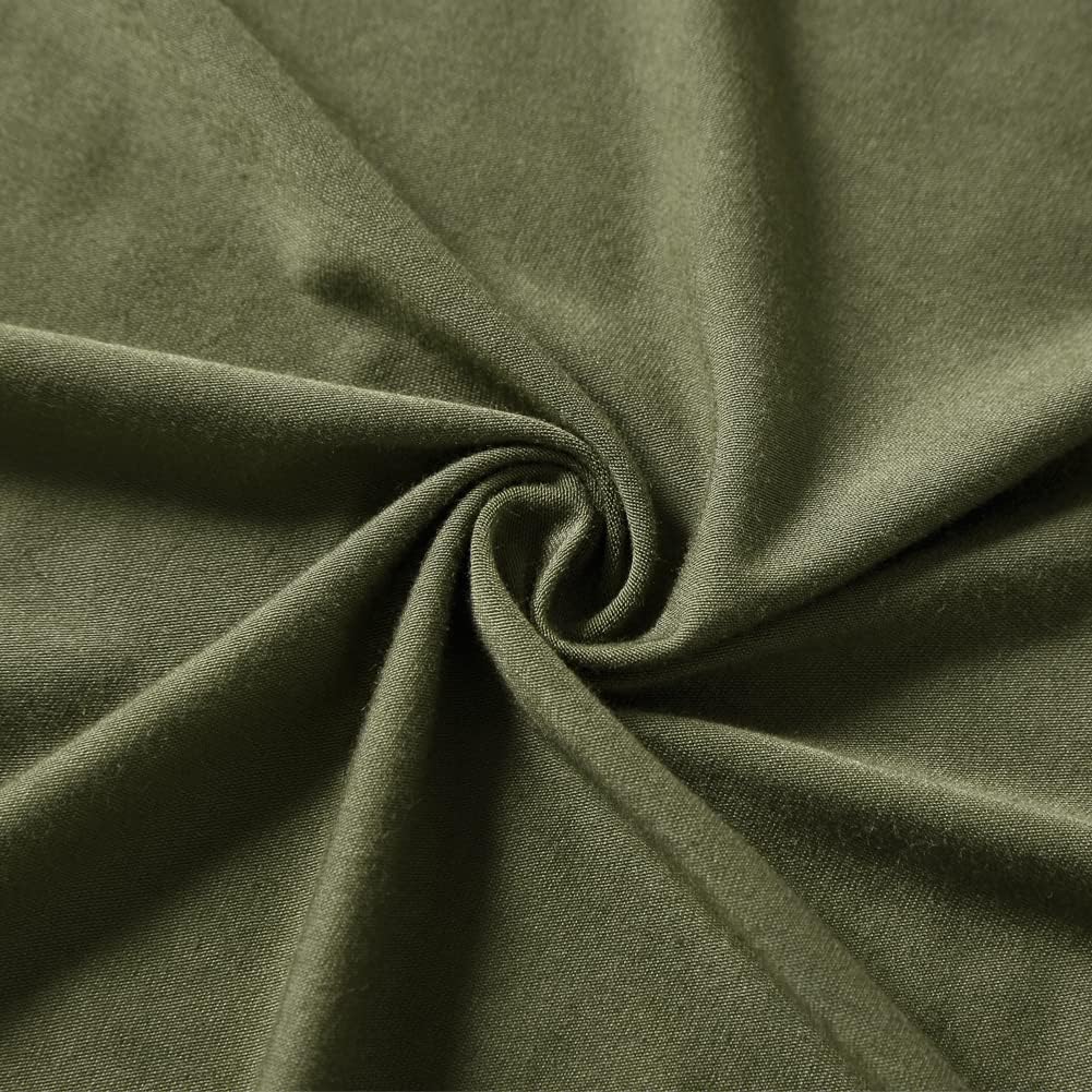 iEvolve Cotton Knitted Baby Swaddle Blanket with Hat Headband Set Newborn Swaddle Wrap Receiving Blankets for Baby Girl Boy 45" x 45"(OliverGreen)