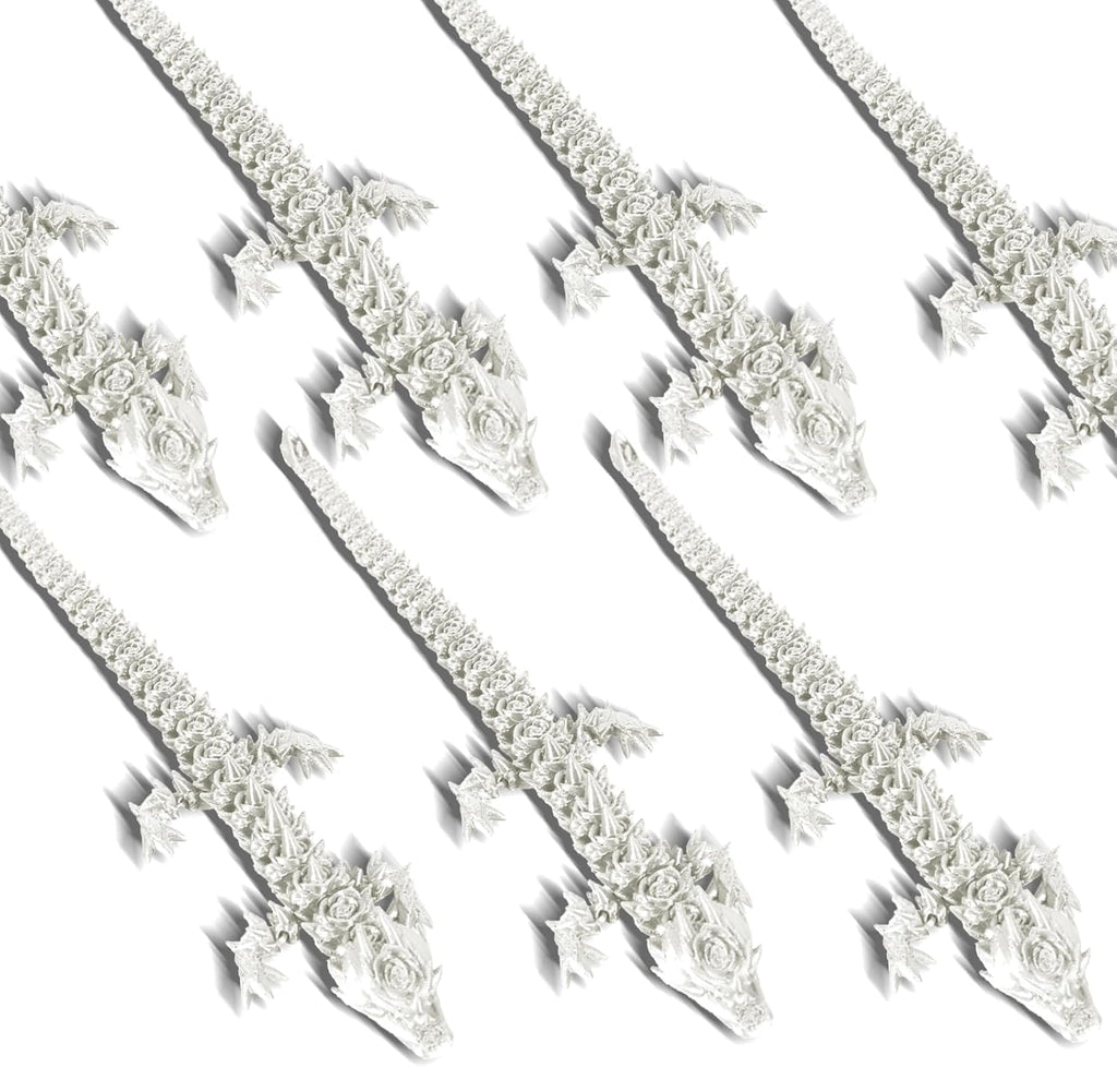 Easter Dragons 3D Printed Dragon Egg with Dragon Inside Crystal Dragon Fidget Toy for Adult Full Articulated Dragon for Home Office Decor