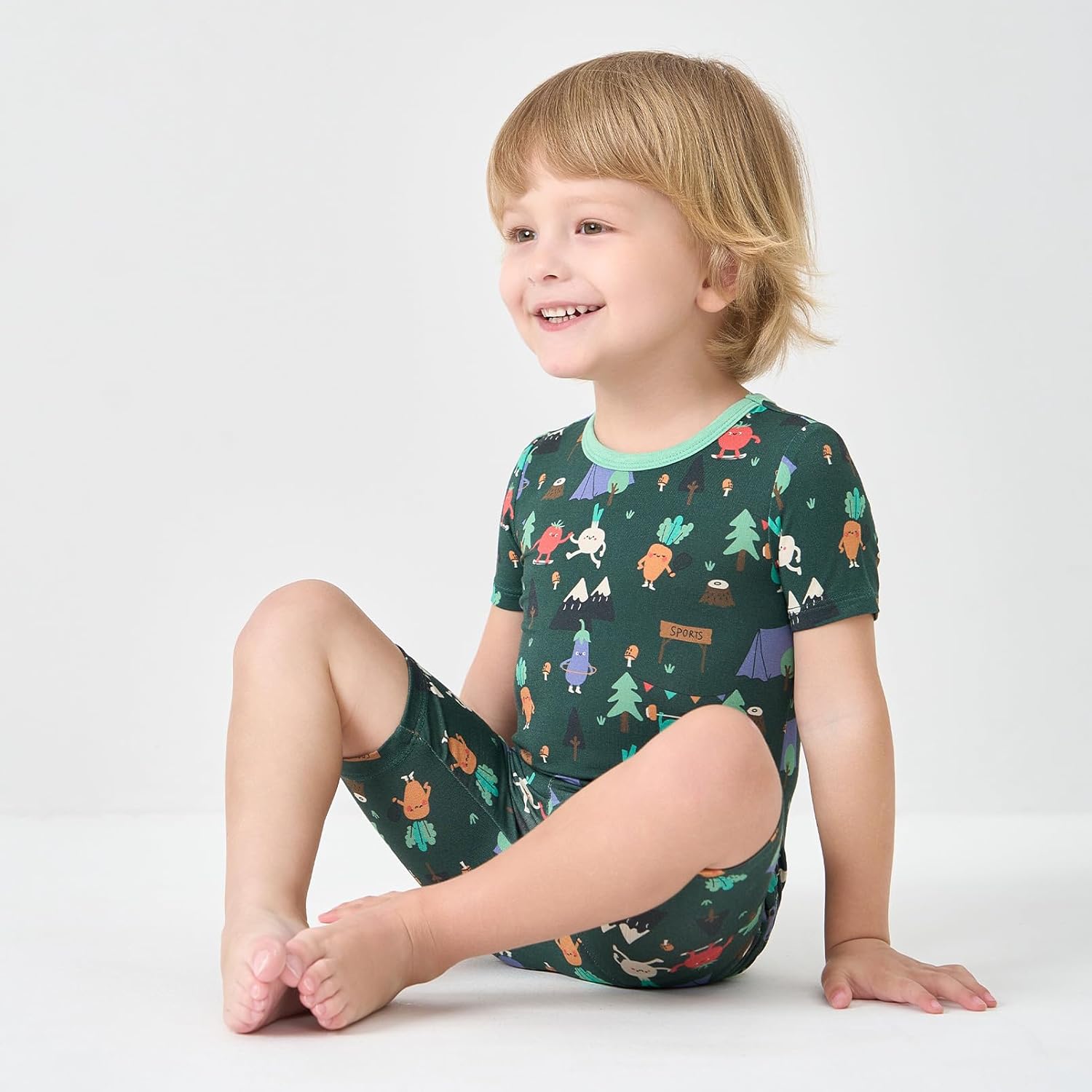 pureborn Baby Toddler Kids Viscose from Bamboo Pajamas Set Pjs 2pcs 18M-8Y