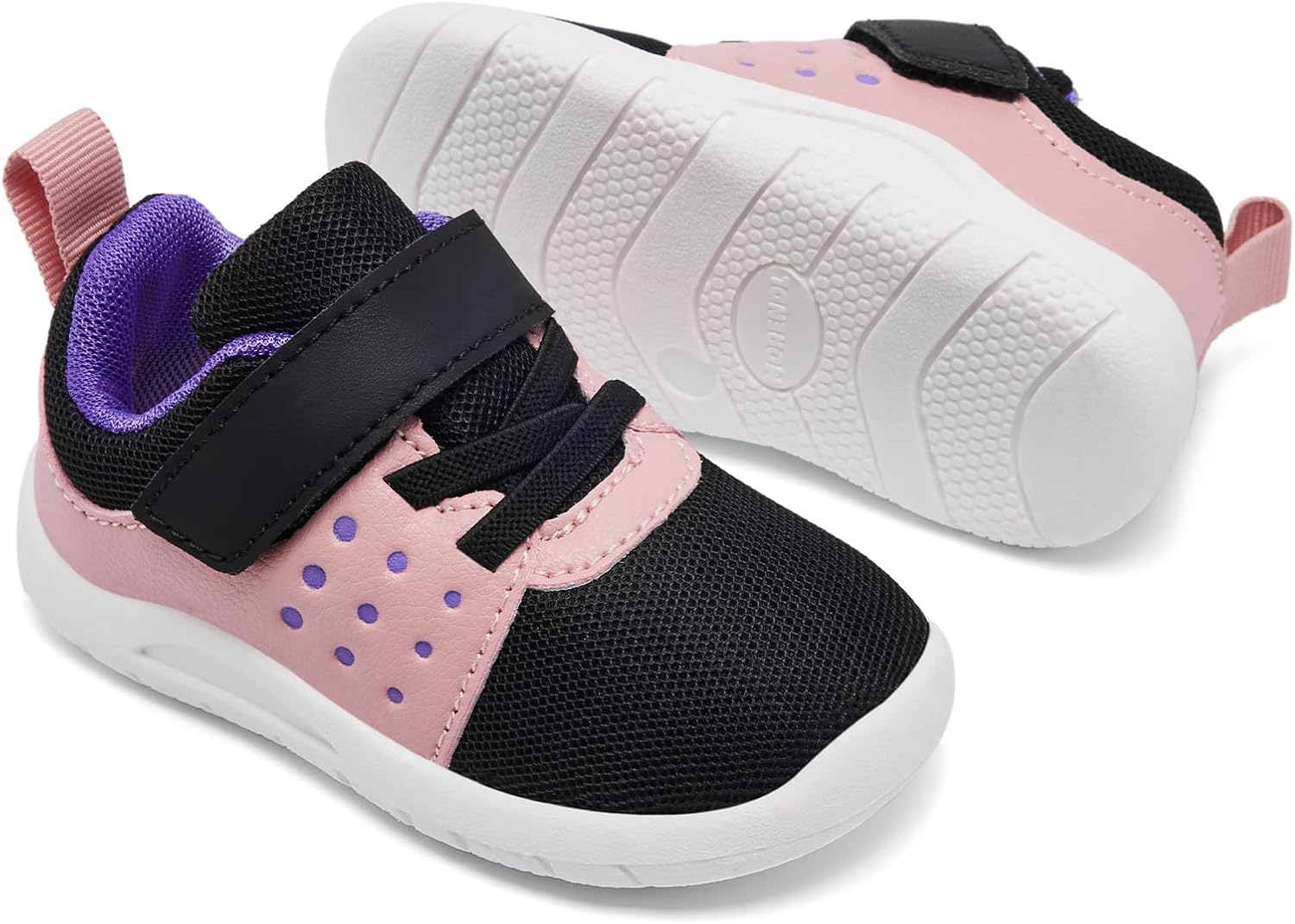 MORENDL Toddler Baby Shoes 0-4 Years Boy Girl Lightweight Breathable Non-Slip Sports Sneakers Running Walking Tennis Barefoot Shoes