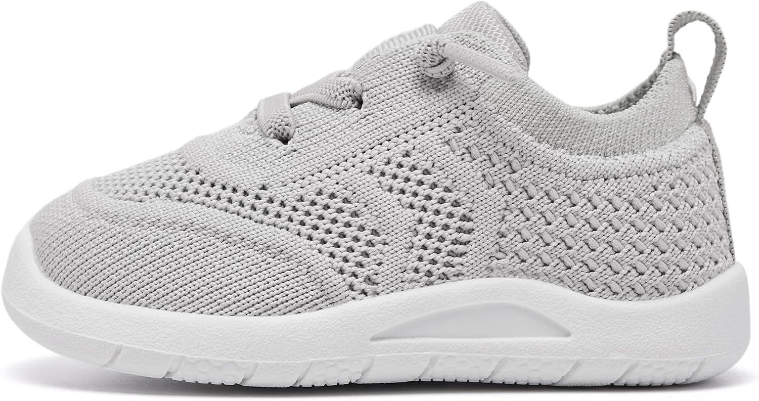 MORENDL Toddler Shoes Baby Walking Sock Shoes Infant Sneakers 0-4 Years Boy Girl Barefoot Tennis Shoe Non-Slip Brethable