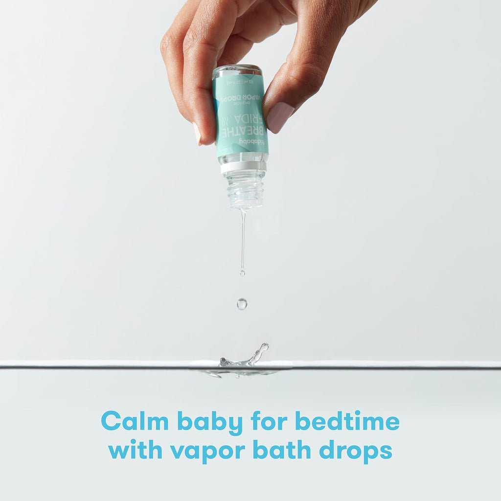 Frida Baby Baby Bath Upgrade Kit | Infant and Toddler Bath Essentials, Rinser Cup, Baby Bath Silicone Brush, Bath Bombs, Essential Oil Vapor Drops, white