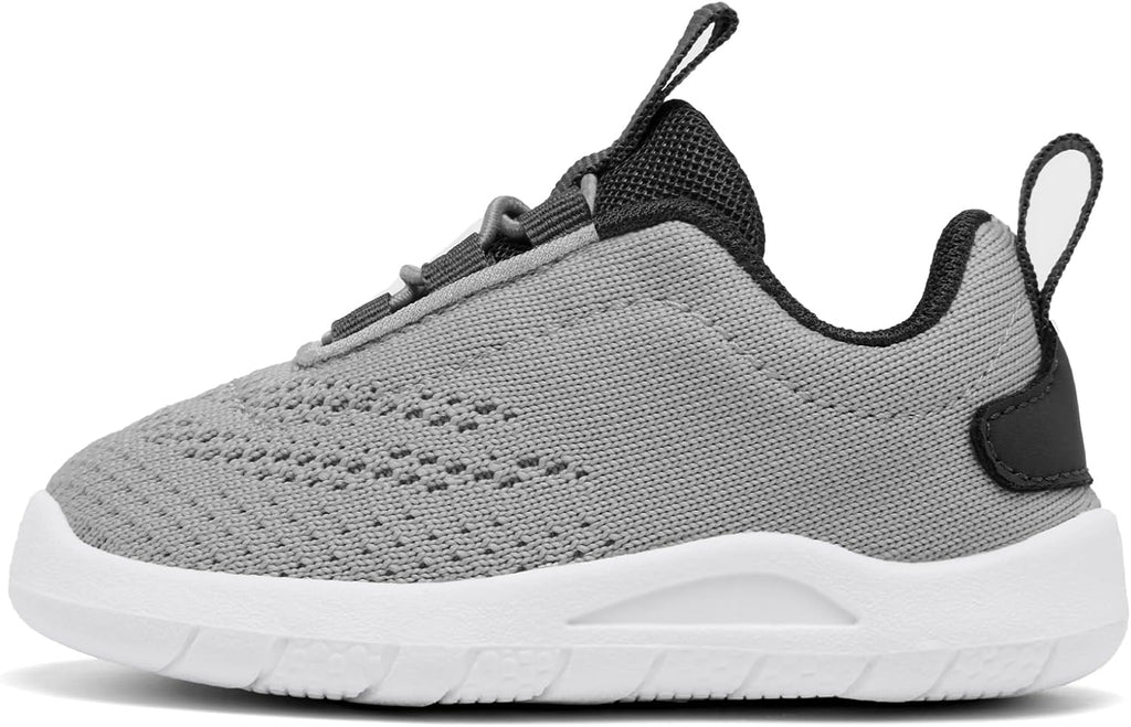 MORENDL Toddler Slip On Sneakers Baby Walking Shoes Non-Slip Breathable Unisex Pink Mesh Lace-Up Athletic Sneakers Infant Running Shoes