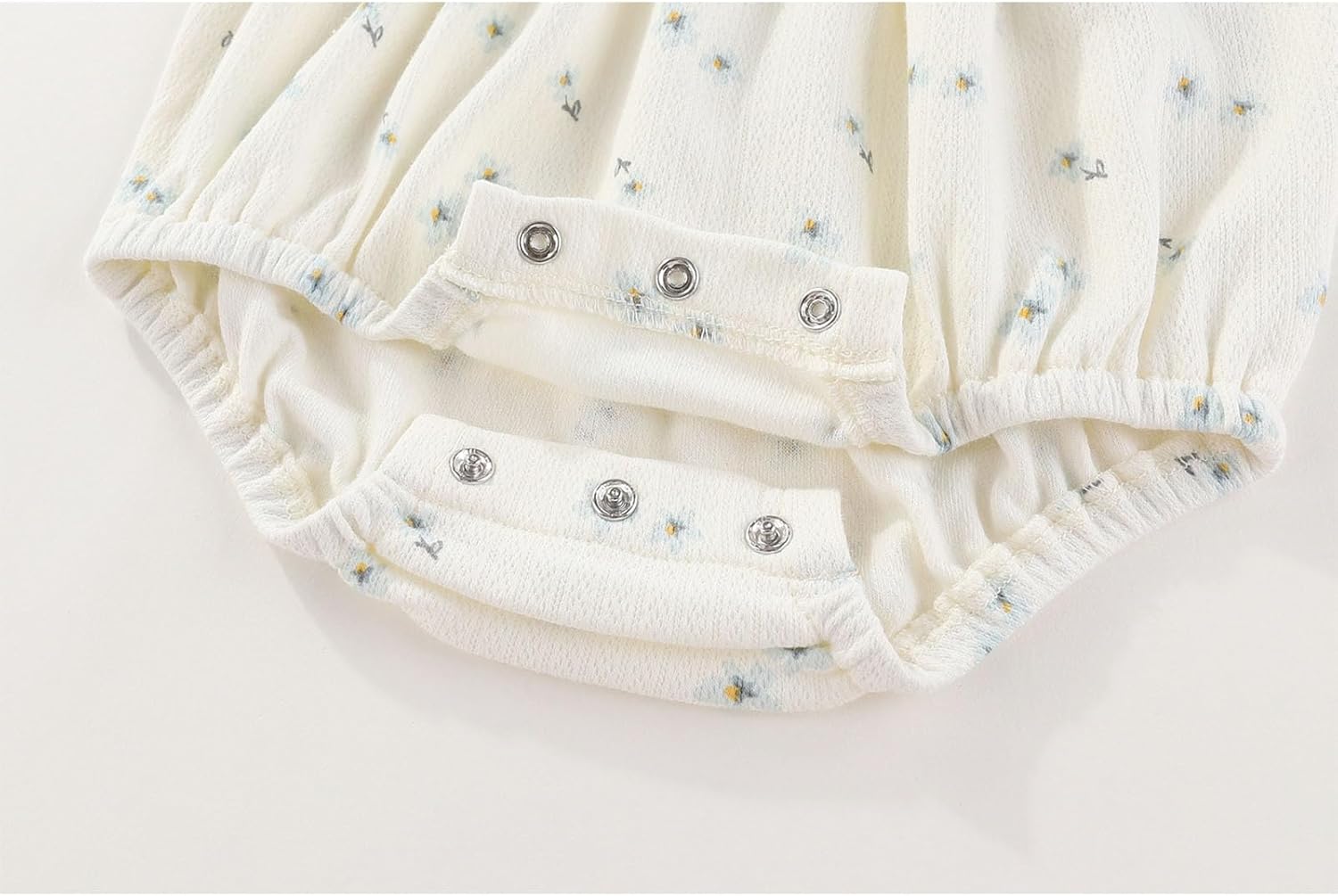 Baby Girl Clothes Cotton Bubble Romper Floral Bodysuits Infant Outfit Set