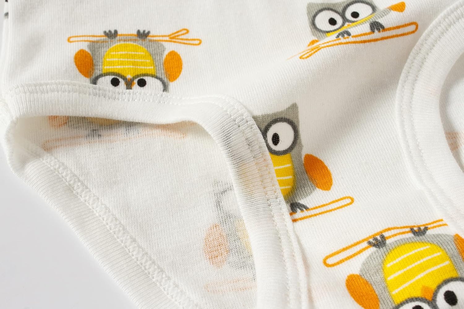 Cadidi Dinos Little Girls' Soft Cotton Underwear Kids Cool Breathable Comfort Panty Briefs Toddler Undies(Pack of 6)