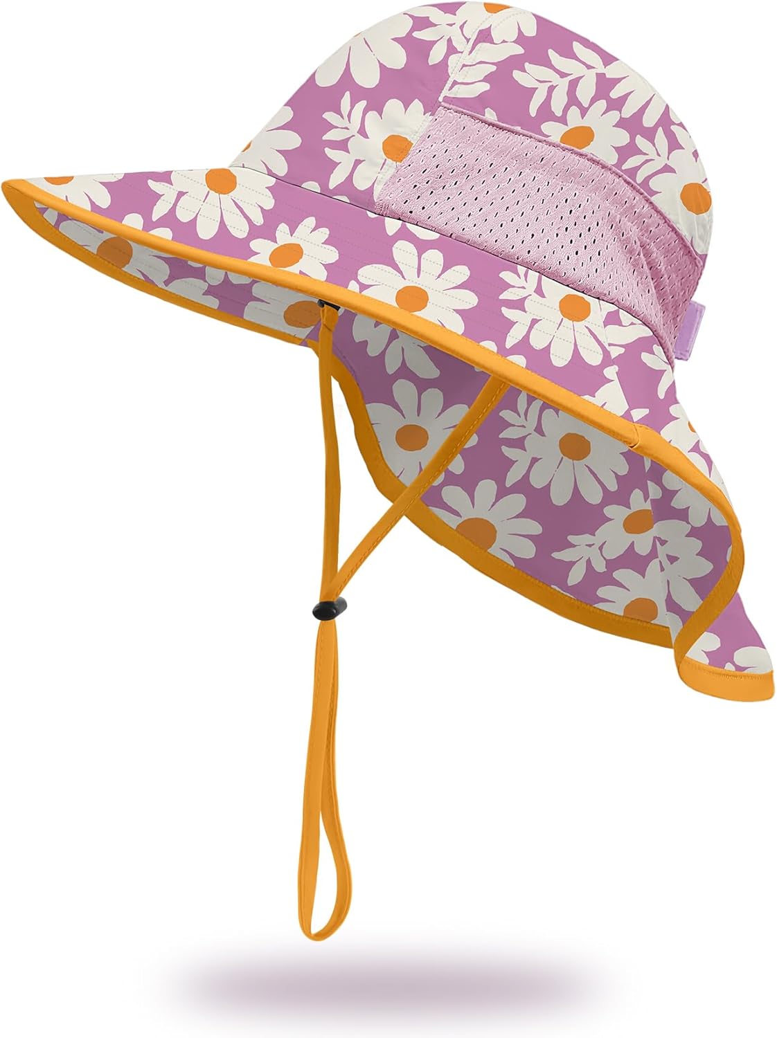 Baby Sun Hat with Neck Flap for Sun Protection Toddler Beach Hat UPF 50+ Outdoors 0-6 Years Boys Girls