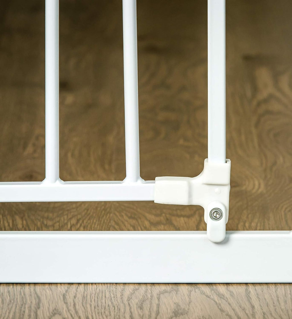 Regalo 36-Inch Extra Tall and 49-Inch-Wide Walk Thru Baby Gate, includes 4-Inch and 12-inch Extension Kit, 4 Pack of Pressure Mount Kit and 4 Pack of Wall Mount Kit