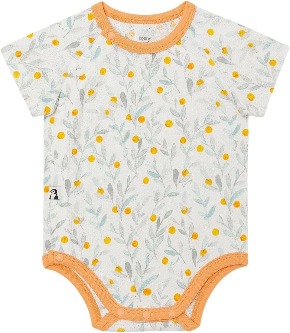 Konny Newborn Cotton Mesh Bodysuit Premium and Safe for New Moms: Baby Clothing for Stylish Comfort(0-12M)