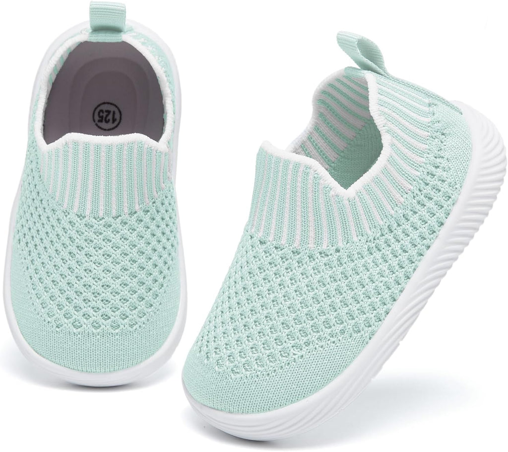 MORENDL Baby Toddler Walking Socks Non-Slip Breathable Unisex Casual Sneakers