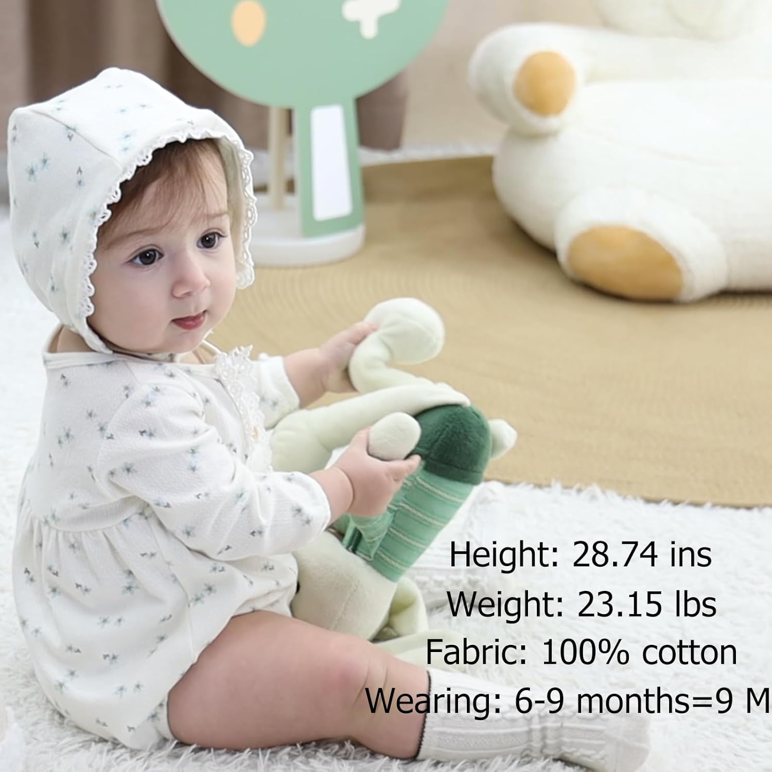 Baby Girl Clothes Cotton Bubble Romper Floral Bodysuits Infant Outfit Set