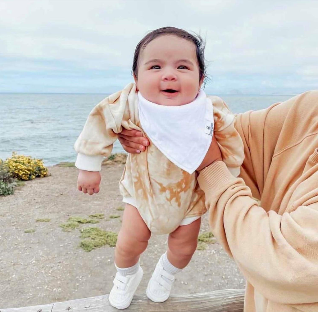 DiaperSquad's Baby Bibs for Drooling and Teething, Bibs for Boys, Baby Girl - Solid Cotton Baby Drool Bibs