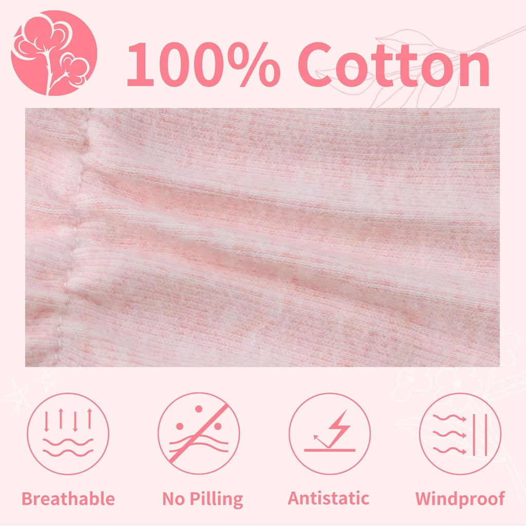 Newborn Baby Mittens Infant No Scratch Gloves Cotton Mitts for Baby Girls Boys